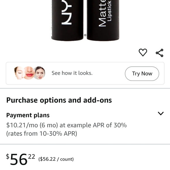 NYX Matte Lipstick MLS10 - Perfect Red - Picture 6 of 8